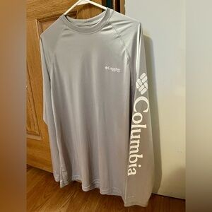 Columbia Light Gray Performance Shirt